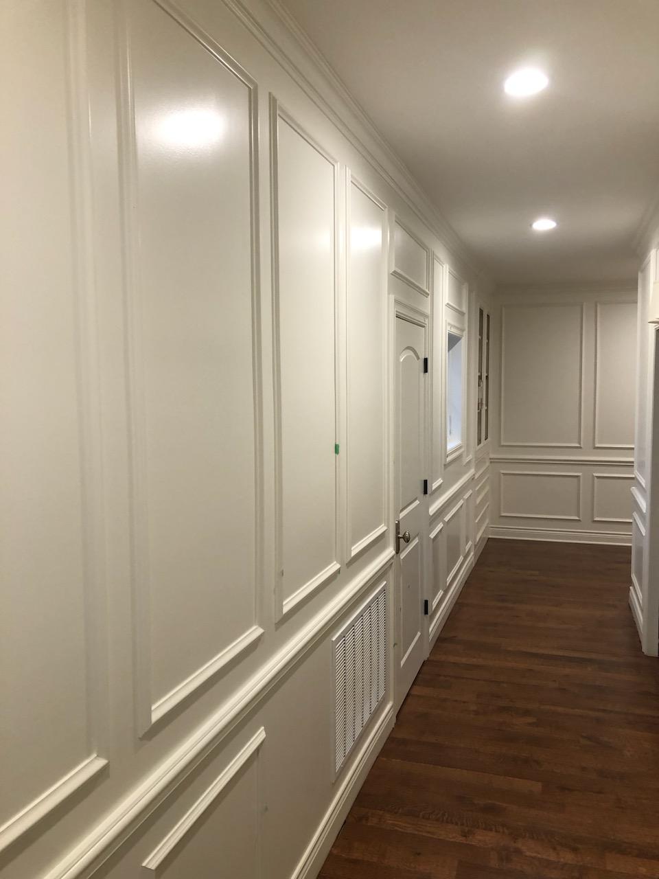 Finish carpentry and trim work in a custom Kansas City home