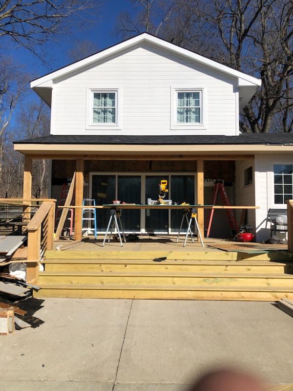 Framing and structural carpentry on a Kansas City custom home build